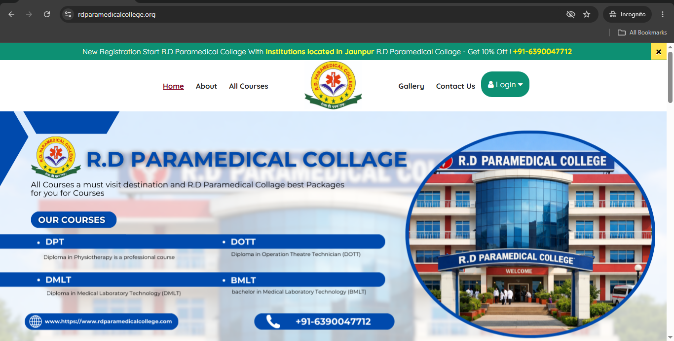 E-commerce website design project