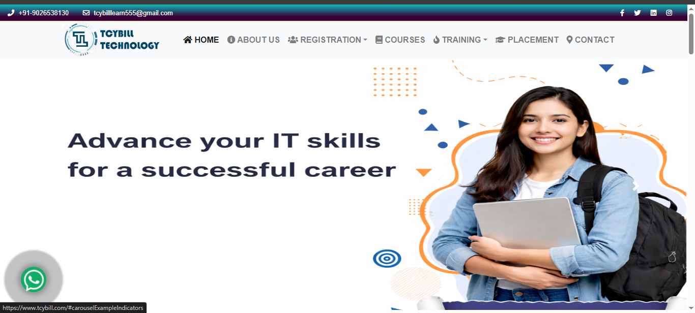 Business website design project